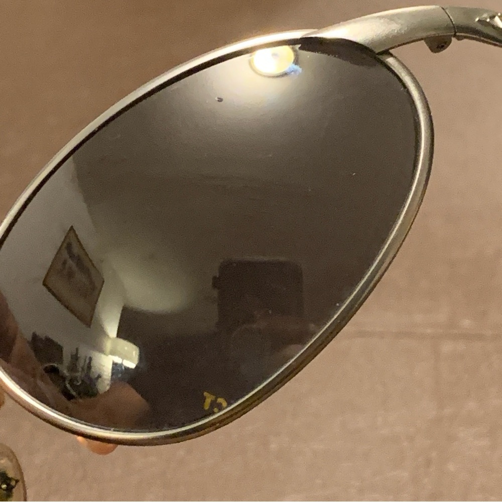 VINTAGE KILLER LOOP Sunglasses PANDEMANIA K0532 Matte Silver Metal Made Italy - Picture 7 of 16